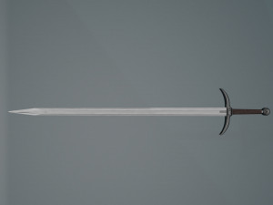 Game ready low poly sword 3D 模型