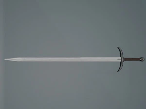 Game ready low poly sword 3D Model