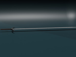 Game ready low poly sword 3D 模型