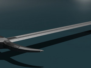 Game ready low poly sword 3D 模型