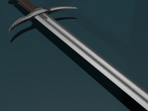 Game ready low poly sword 3D 模型