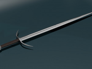 Game ready low poly sword 3D 模型