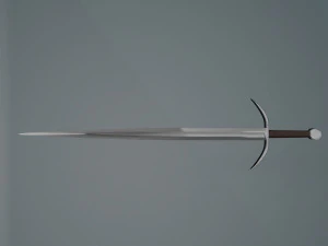 Game ready low poly sword 3D Model