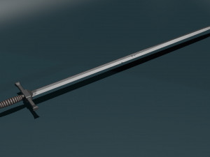 Game ready low poly sword 3D 模型