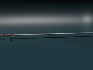 Game ready low poly sword 3D 모델
