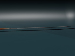 Game ready low poly sword yatagan Model 3D