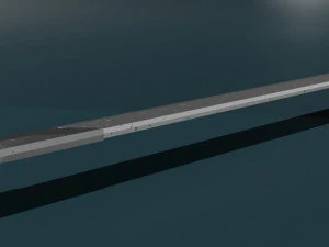 Game ready low poly sword yatagan 3D Model
