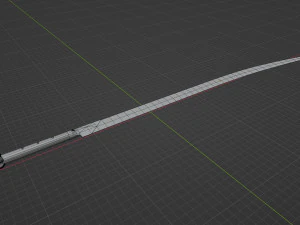 Game ready low poly sword yatagan 3D Model