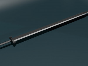 Game ready low poly sword 3D 模型
