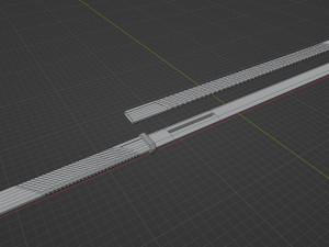 Game ready low poly katana 3D मॉडल