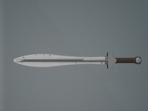 Game ready low poly katana 3D मॉडल