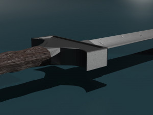 Game ready low poly katana 3D मॉडल