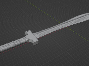Game ready low poly katana 3D मॉडल