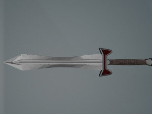Game ready low poly sword 3Dモデル
