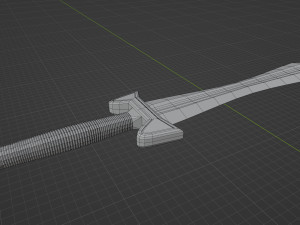 Game ready low poly sword 3Dモデル