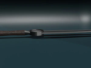 Game ready low poly sword 3D Model