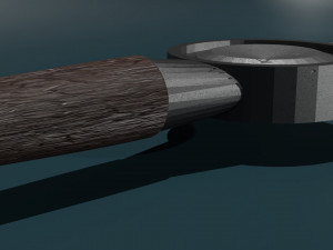 Game ready low poly sword Model 3D