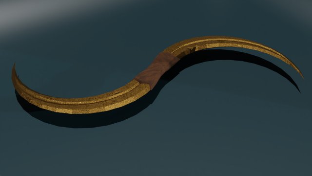 Game ready low poly sword Modèle 3D .c4d .max .obj .3ds .fbx .stl .blend 