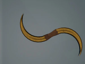 Game ready low poly sword 3D Model