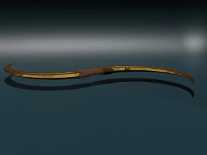 Game ready low poly sword 3D Model