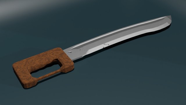 Game ready low poly sword pack 3D Model .c4d .max .obj .3ds .fbx .stl .blend 