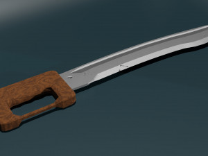 Game ready low poly sword pack 3D 模型