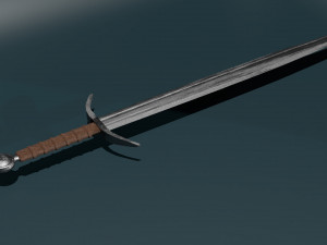 Game ready low poly sword pack 3D Model