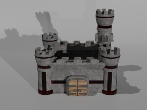 Tower defance game ready low poly tower pack Modèle 3D