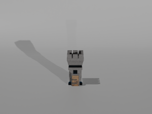Tower defance game ready low poly tower pack Modèle 3D