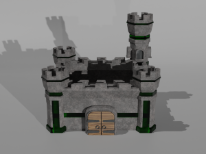 Tower defance game ready low poly tower pack Modèle 3D
