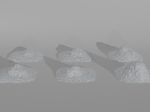 Tower defance game ready low poly tower pack Modèle 3D