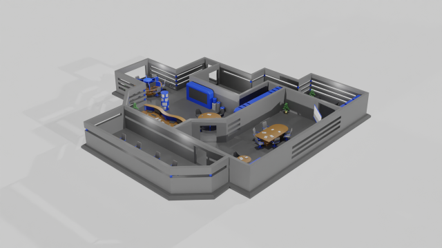 Office game ready pack Modèle 3D .c4d .max .obj .3ds .fbx .stl .blend 