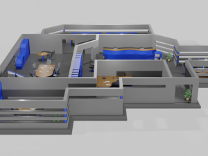 Office game ready pack Modèle 3D