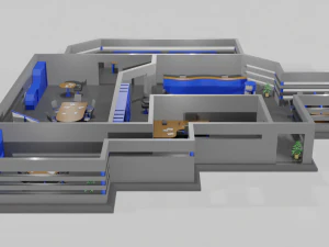 Office game ready pack 3D Model