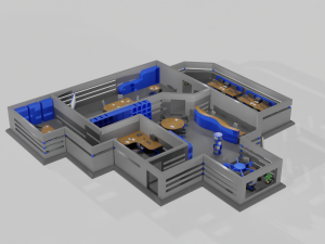 Office game ready pack Modèle 3D