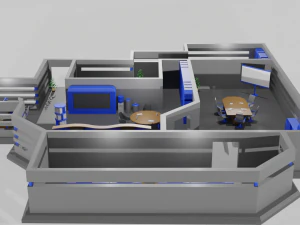 Office game ready pack 3D Model