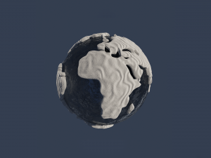Snow Covered World 3D Model