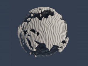 Snow Covered World 3D Model