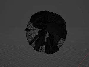 Snow Covered World 3D Model