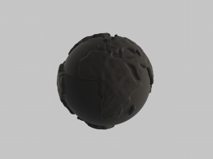 Snow Covered World 3D Model