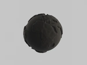 Snow Covered World 3D Model
