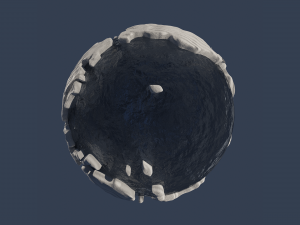 Snow Covered World 3D Model