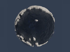 Snow Covered World 3D Model