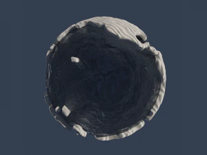 Snow Covered World 3D Model