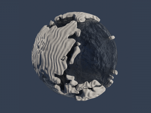 Snow Covered World 3D Model