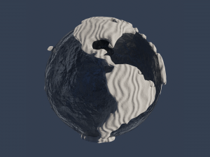 Snow Covered World 3D Model
