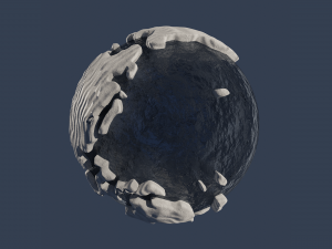 Snow Covered World 3D Model