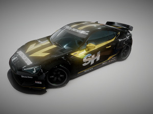 Toyota GT86 Liberty Walk 3D Model