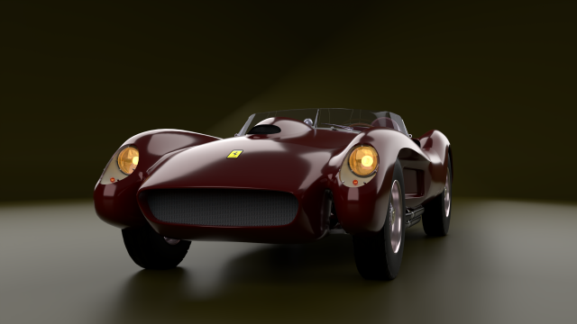 Ferrari 250 Testa Rossa 250 1957 Modelo 3D .c4d .max .obj .3ds .fbx .stl .blend 