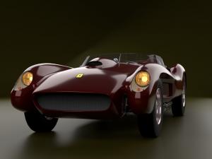Ferrari 250 Testa Rossa 250 1957 3D Model